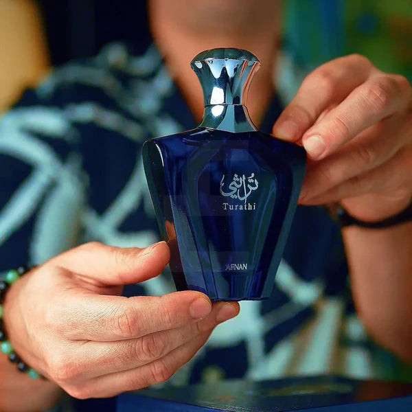 عطر ادکلن ۹۰ میل مردانه برند افنان مدل تراثی بلو رایحه بولگاری تایگار